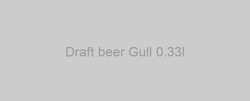 Draft beer Gull 0.33l